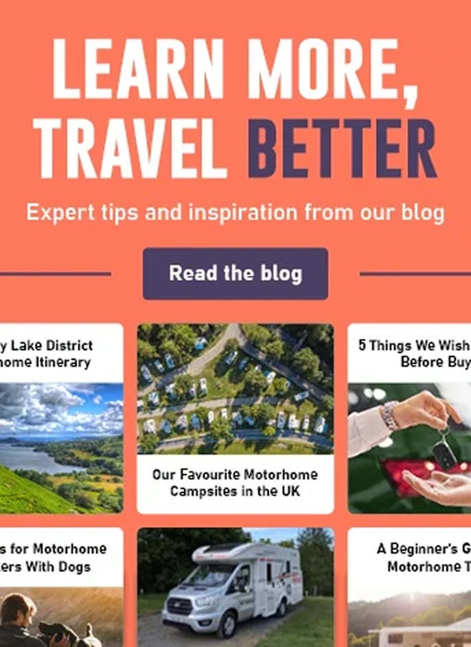 Expert motorhome travel tips and inspiration from the Jordans Leisure blog